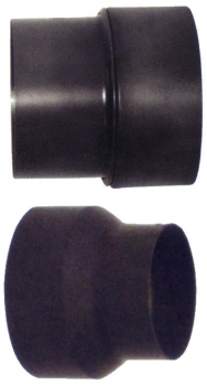 Rauchrohr 2 mm schwarz Reduzierung / Erweiterung