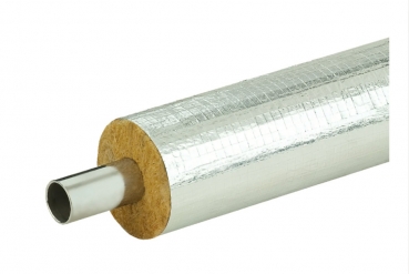 Austroflex 50% Steinwoll-Rohrschale alukaschiert einseitig geschlitzt, 22 mm Durchmesser