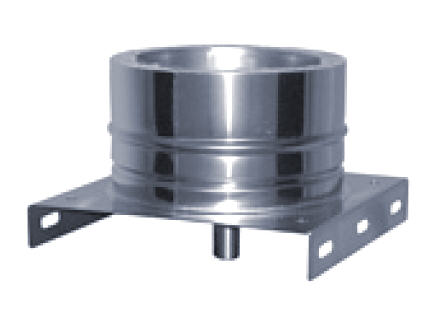D1 doppelwandiges Edelstahl Abgassystem Grundplatte Zwischestuetze Killus-Technik.de