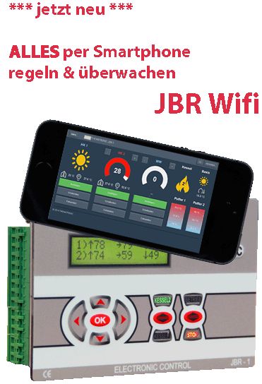 JBR im Internet mit WIFI einstellen und überwachen Tablet Smartphone PC für ATMOS Heizungskessel Killus-Technik.de