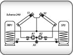 Schaltschema Solar- und Heizungsanlage Dreikreis Universalregler UVR63 Technische Alternative Drain-Back Killus-Technik.de