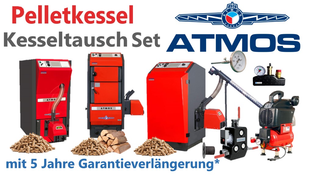 ATMOS Pelletkessel Kesseltausch-Set