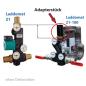 Preview: Adapter / Ausgleichsstück für Austausch vom Laddomat 21 auf Laddomat 21-100