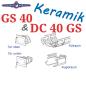 Preview: ATMOS GS 40 (DC 40 GS) Keramik Set komplett