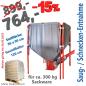 Preview: Aktion - Tragbares Silotec Holzpellets-Silo MIDI - für 300 kg Pellets - Saug- oder Schneckenentnahme