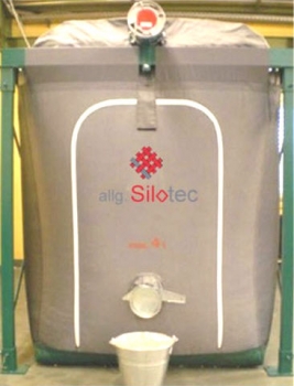 Silotec Holzpellets-Lager HPL 200 im Stahlgestell