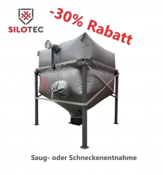 * B-Ware * Silotec Holzpellets-Silo HPS 200 im Stahlgestell - Grundfläche 1,95 x 1,95 m - max. 3,6 t