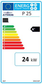 Energielabel ATMOS P25