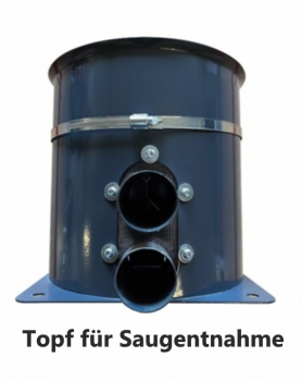 Topf für Saugentnahme