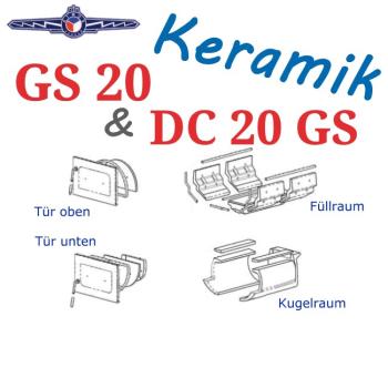 ATMOS GS 20 (DC 20 GS) Keramik Set komplett