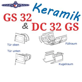 ATMOS GS 32 (DC 32 GS) Keramik Set komplett