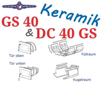 ATMOS GS 40 (DC 40 GS) Keramik Set komplett