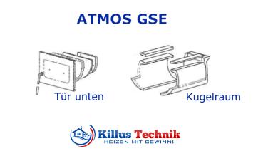 Kugelraum Keramiksatz mit Türsibrale für ATMOS DC50GSE