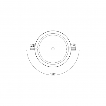 Pufferspeicher PR2 1000 mit 2 Wärmetauscher, Durchmesser 790 mm und 180° Anschlüsse