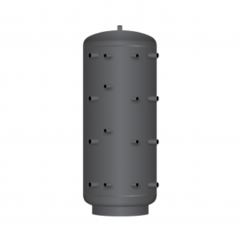 Pufferspeicher PR2 1000 mit 2 Wärmetauscher, Durchmesser 790 mm und 90° Anschlüsse