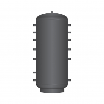 Pufferspeicher PR 300 mit 1 Wärmetauscher und 180° Anschlüsse