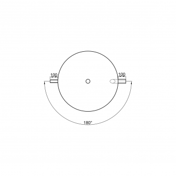 Pufferspeicher P 1000 ohne Wärmetauscher, Durchmesser 790 mm und 180° Anschlüsse