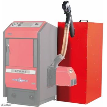 ATMOS Platzspar Pelletsilo 300 Liter mit Schnecke