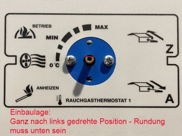 Rauchgasthermostat bis 300 °C - S0031 für ATMOS Holz- und Kohlevergaser