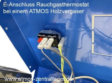 Rauchgasthermostat bis 300 °C - S0031 für ATMOS Holz- und Kohlevergaser