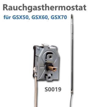 Rauchgasthermostat S0019 für ATMOS Holzvergaser, lange Ausführung