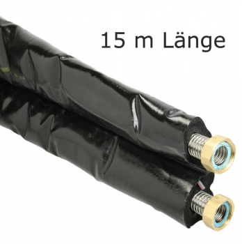 OEG Doppelwellrohr aus Edelstahl DN20 mit 19 mm Isolierung; Länge 15 m (26,53 € / m)