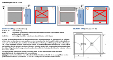 Silotec Flachbodensilo Volummax VM 200 im Stahlgestell