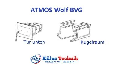 Kugelraum Keramiksatz mit Türsibrale für Wolf BVG 30