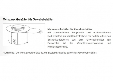 ATMOS Textil-Pellet-Silo für 2,4 m Raumhöhe