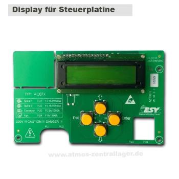 Display für ATMOS Pelletbrenner Steuerplatine - geeignet für A25, A25GSP, A45 und A85