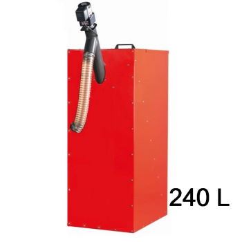 ATMOS Platzspar Pelletsilo 240 Liter mit Schnecke