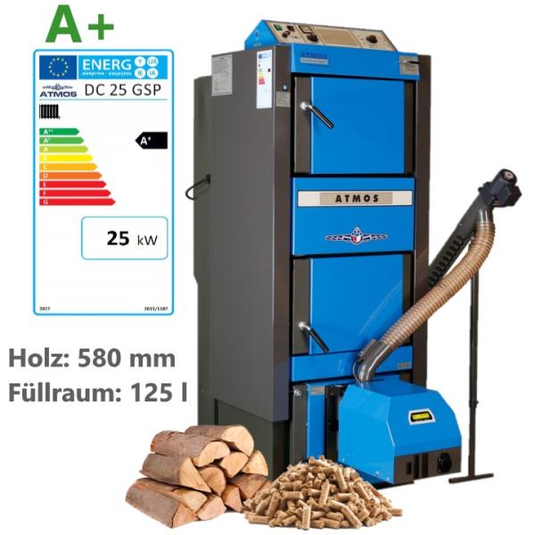 ATMOS Kombikessel DC 25 GSP mit Förderschnecke