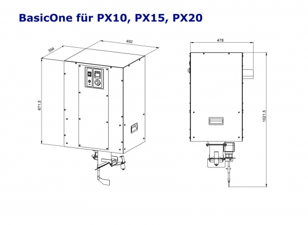 für PX10, PX15, PX20