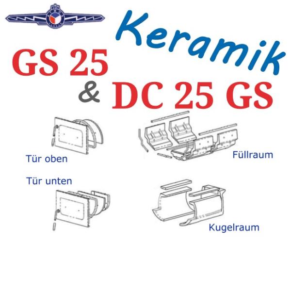 ATMOS GS 25 (DC 25 GS) Keramik Set komplett