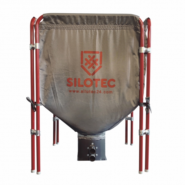 Tragbares Silotec Holzpellets-Silo MIDI - für 300 kg Pellets - Saug- oder Schneckenentnahme